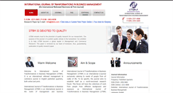 Desktop Screenshot of ijtbm.com